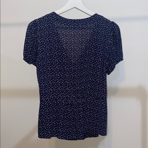 J Crew button front peplum blouse - Picture 3 of 3